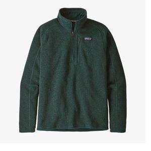 Men’s Patagonia Better Sweater Quarter Zip Piki Green L